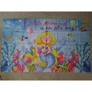 NEW Baby on the Way Fabric Backdrop - 6ft x 3.5ft